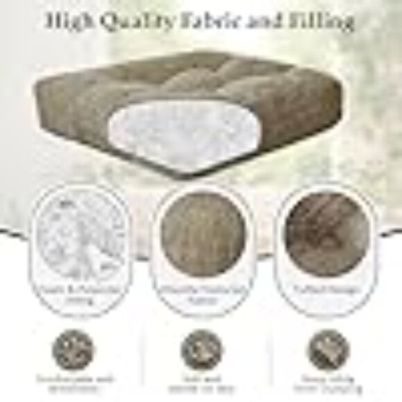 2 Chair Cushions Thick And Comfy - Picture 7 of 9